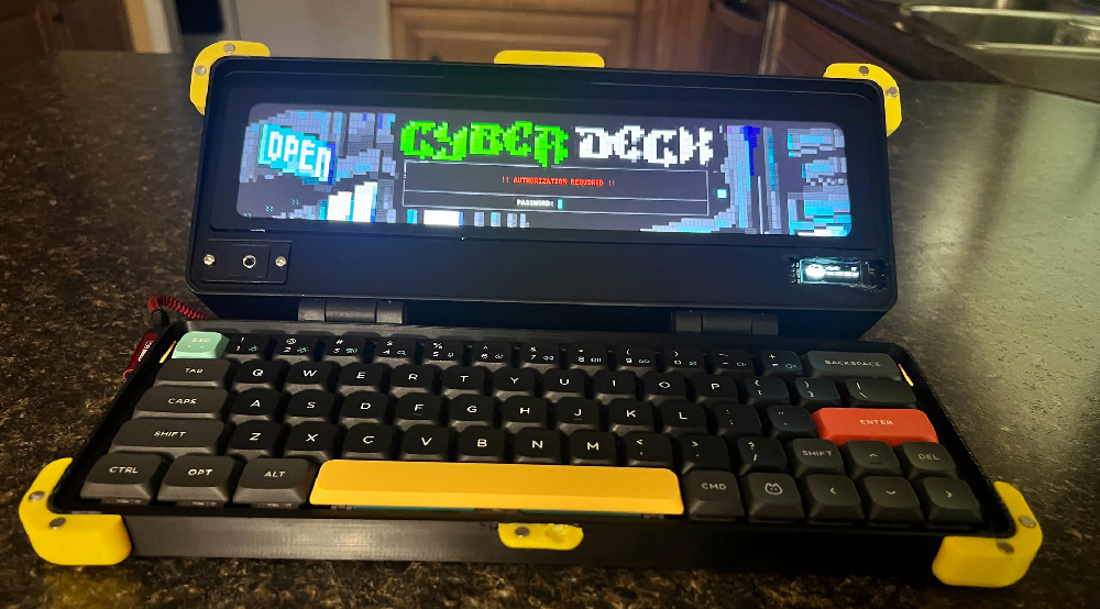 The finished cyberdeck